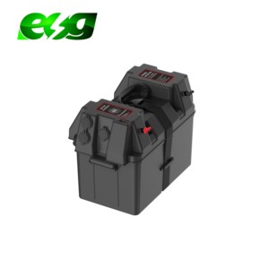 Caja de batería con puerto <span class=keywords><strong>Dual</strong></span>, Cargador USB y conector de toma de corriente y voltímetro para coche marino al aire libre, CC de <span class=keywords><strong>12V</strong></span> y 24V - Product Image 3