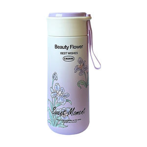 Cruhre Cherry Blossom Insulated <b>Stainless</b> <b>Steel</b> Straight Cup 500Ml <b>Tumbler</b> for Kids Students Back School Direct Drink - Product Image 3