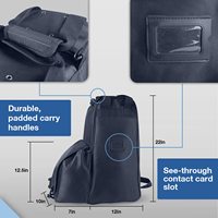 Sac de transport multifonctionnel en tissu Oxford avec fermeture éclair pour bottes, casque, fouet d'équitation, équitation portable