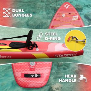 Tabla de pesca de alta calidad personalizada Rosa Waterplay <span class=keywords><strong>surf</strong></span> todo redondo Stand up <span class=keywords><strong>Paddle</strong></span> Board inflable familia SUP Board - Product Image 6