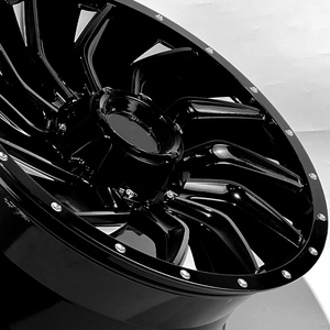 Nuevas Llantas de Aleación 4X4 de 17-20 Pulgadas, Color Negro Fresado, Multirradio, Ajuste Universal 5x114.3 6x139.7 6x135 5x127 6x114.3 para Camionetas - Product Image 4