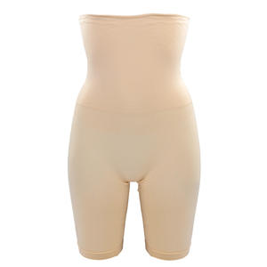 Taille intérieure Silicone anti-dérapant contrôle du ventre mais sans compression sur les jambes Shorts de mise en forme - Product Image 2