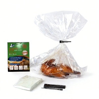 China Custom logo verpakking hittebestendige kookzak magnetronbestendige braadzak kalkoen plastic ovenzakken