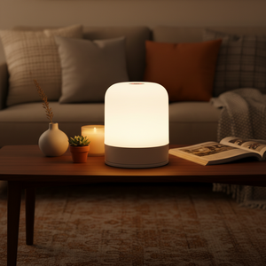 Luce Notturna LED Ricaricabile per Protezione Occhi, Luce Soffusa per Esterni e Interni, Lampada da Camera da Letto con Controllo Remoto e Touch, Luce Calda - Product Image 1