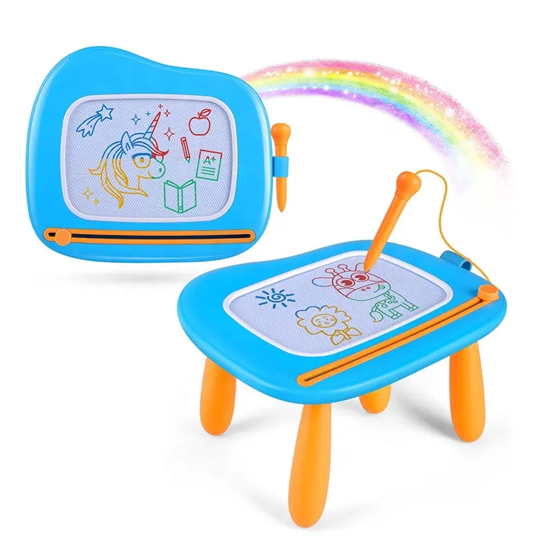Juguete educativo para niños al por mayor tablero de dibujo magnético para niños pequeños juguetes boceto colorido tablero de escritura borrable