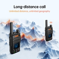 Radio Walkie Talkie POC DK-K2 4G LTE con Alcance de 5000KM, GPS Opcional, Xin PTT, Tarjeta SIM 5G, Radio Bidireccional