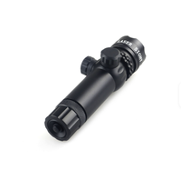 Lunette de visée de haute qualité avec viseur laser rouge, lunette avec monture large, livrée avec lampe torche laser