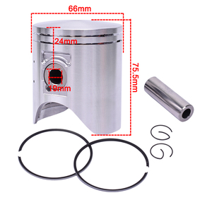 Precio de fábrica para CRM250 Venta caliente 250CC STD 66MM Nuevo juego de pistón y anillo de motocicleta - Product Image 1