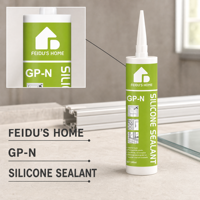 Fabricant de mastic silicone neutre pour fenêtres, portes, verre, étanche, résistant aux intempéries, cartouche de 300 ml, usine OEM