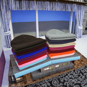 Wholesale 85g Custom Logo Embroidery Winter Beanie 100% Acrylic <b>Warm</b> Knitted <b>Hat</b> in 70 Solid Colors Blank Plain Style - Product Image 3