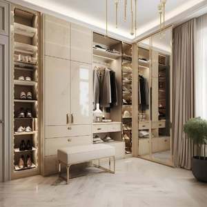 Villa Wardrobe Home <b>Furniture</b> Wardrobe <b>Bedroom</b> <b>Furniture</b> Wardrobe Customized Solutions for Villas, Apartments & Hotels - Product Image 1
