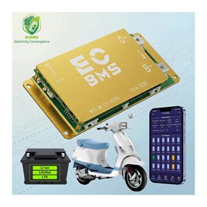 Sistema de Batería con BMS Listo para Inversor ECBMS 7s 16s 5s 96v 48v 300a 40a, LiFePO4, Li-ion, Balanceador Activo, Sensor de Temperatura Dual, CAN, para Servidor - Product Image 1