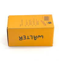 Caja de Embalaje de Papel Kraft Amarillo Personalizada Impresa para Botella de Whisky de Malta Individual de 500 ml