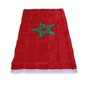 Bandiera Marocchina 3x5 Piedi 150d 90x150cm in Poliestere Stampa Digitale Bandiera Nazionale <span class=keywords><strong>del</strong></span> <span class=keywords><strong>Marocco</strong></span> - Product Image 2