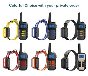 Collar eléctrico impermeable para dejar de ladrar, Collar de entrenamiento para perros sin golpes, Collar de Control de entrenamiento para perros con Control remoto para perros - Product Image 5