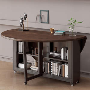 <span class=keywords><strong>Table</strong></span> de salle à manger <span class=keywords><strong>ronde</strong></span> <span class=keywords><strong>pliante</strong></span> en bambou moderne pour la maison, rangement extérieur, grande <span class=keywords><strong>table</strong></span> pour 2 personnes - Product Image 3