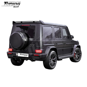 Kit de cuerpo de fibra de carbono seco estilo TC para W464 W463A G63 2019 en el divisor delantero difusor trasero cubierta del motor rueda ceja - Product Image 6