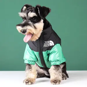 Winter Warm Dog Jacket For Medium Small Dogs Cotton French Bulldog The Dog Face Winter Clothes Windproof Puppy Pet Coat