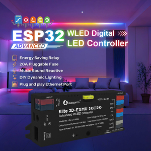 Contrôleur <span class=keywords><strong>LED</strong></span> numérique WiFi JIUAN New GL-C-616WL ESP32 WLED <span class=keywords><strong>avec</strong></span> télécommande ESP-NOW, portée de 50 m, charge maximale de 360 W, garantie de 2 ans - Product Image 3