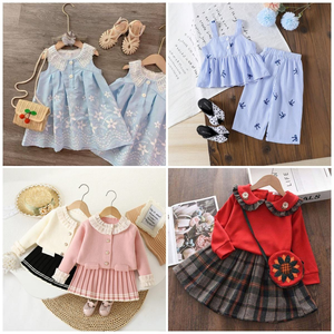 Venta al por Mayor de Lotes de 100 Vestidos de Verano para Bebés Niñas, Súper Calidad, Colores Variados, Diseño de Dibujos Animados, a la Moda, de 0 a 12 Meses - Product Image 5