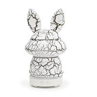 Diffuseur d'huiles essentielles ultrasonique 100 ml à effet craquelé motif lapin pour aromathérapie domestique, export transfrontalier