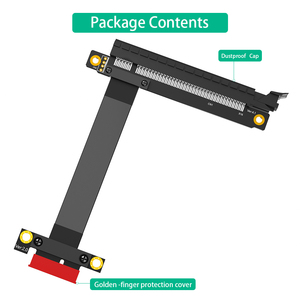 Cable de Extensión Flexible de Alta Velocidad PCI-e 3.0 1X a 16X, Compatible con Chasis 1U 2U, en Stock, Extensión PCI-e PCI 3.0 1X a 16X - Product Image 6