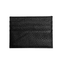 Nouveau Porte-cartes de visite en cuir pleine fleur, anti-magnétique RFID, multi-identités, élégant, couleur unie, portefeuille raffiné, personnalisable