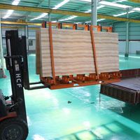 Mehrzweck-Hochleistungs-Granit-Marmorplatten-Lager regal Display-Transport regal Wagen Ein Rahmen gestell