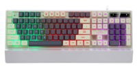 Clavier de vision filaire pleine grandeur OEM avec interface USB à membrane rétroéclairée par LED-Nouvelle arrivée pour les jeux et le bureau