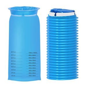 Aangepaste Blauwe Wegwerp Medische Braaksel Braaksel Zakken Bewegingslucht Misselijkheid Barf Zakken Met Logo - Product Image 2