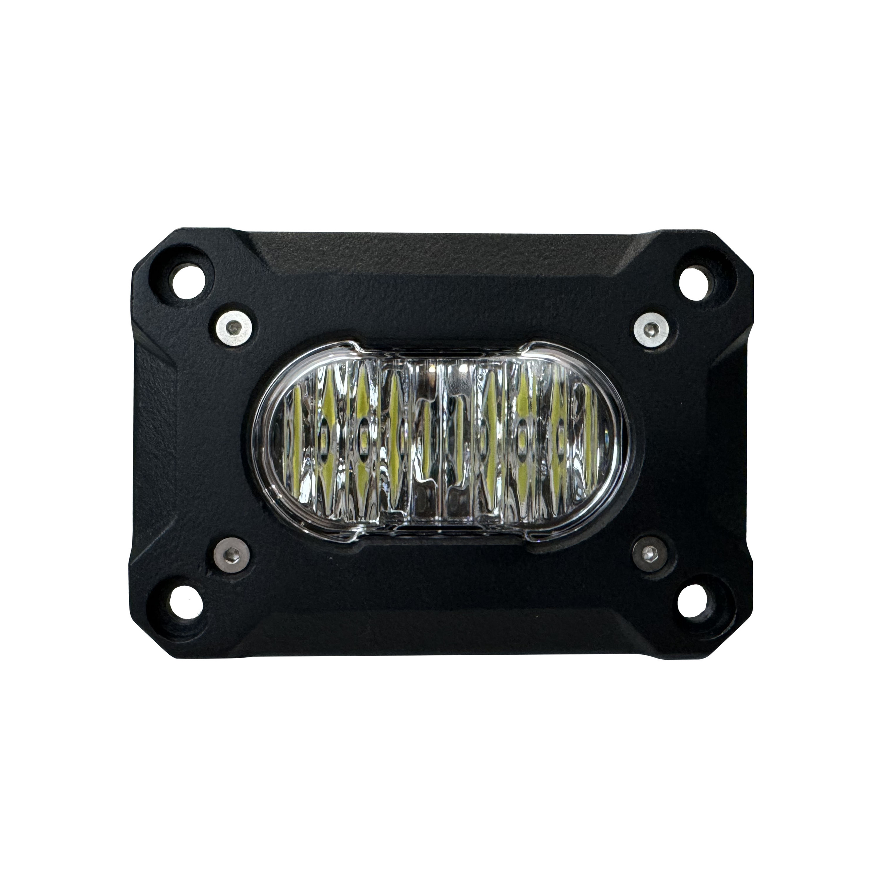 Aluminum Alloy Rear Bumper Flush Mount 20W LED Work Light Pod with Flood Spot Combo Beam Fit UTV/ATV/Truck/ Trailer/Boat Etc