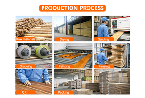 <span class=keywords><strong>Plancher</strong></span> en bois franc de chêne européen teinté, stratifié 3 couches, noyau en <span class=keywords><strong>contreplaqué</strong></span> de bouleau, système de clic - Product Image 4