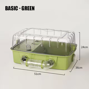 Şeffaf akrilik tünel hayvan evcil hayvan kafesi kafes panoramik ışıklık gine domuz kafesi - Product Image 5