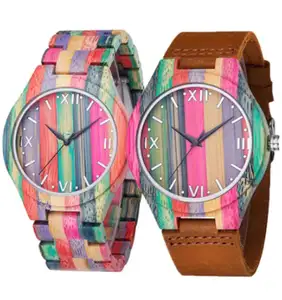 Groothandel grote horloge vrouwen-Grote promotie groothandel japan beweging horloges vrouwen mannen horloges in hout