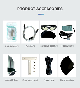 Máy tính để bàn xách tay 20W 30W 50W Máy khắc <span class=keywords><strong>laser</strong></span> kim loại nhựa fiberlaser đánh dấu máy cho đồ trang sức - Product Image 5