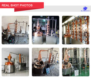 उच्च गुणवत्ता वाले स्टेनलेस स्टील सेमी-स्वचालित आसवन उपकरण 50l-1000l क्षमता ब्रैंडी और व्हिस्की 5 साल की वारंटी के लिए - Product Image 3