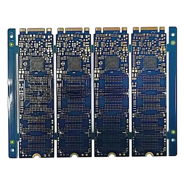 SANHEX NGFF Solid State Drive PCB Board with Gold Finger Aluminium Material ROHS Certified FR-4 Base Material Customized Copper
