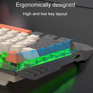 Clavier mécanique XUNSVFOX K90 en métal pour dropshipping, sensation mécanique - Product Image 3