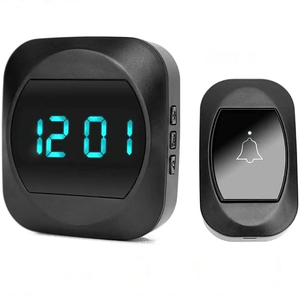 Sonnette sans fil Daytech DB17 avec étanchéité IP55, 38 sonneries et portée <span class=keywords><strong>de</strong></span> 300 m pour la maison, l'hôtel et le bureau - Product Image 1