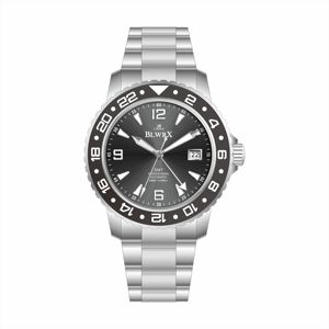 Montres de luxe pour hommes Forshining, sportives, automatiques, mouvement mécanique GMT, élégantes, de plongée, pour les affaires, fabriquées en Chine - Product Image 3