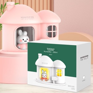 USB máy tính để bàn siêu âm tạo độ ẩm với nightlight đôi máy bay phản lực nhỏ cầm tay điện chúng tôi nhà hương liệu nhựa khuếch tán - Product Image 2