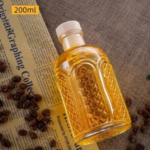 Botellas de Licor de Vidrio Reutilizables Ecológicas de 50 ml, 150 ml, 200 ml, 250 ml para Brandy, Vodka, <span class=keywords><strong>Tequila</strong></span> con Serigrafía y Corcho - Product Image 3