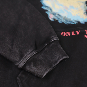 Sudadera con capucha de camuflaje de gran tamaño Streetlux 500GSM diseño de Jersey de hombre Vintage desgastado con lavado ácido de peso pesado - Product Image 3