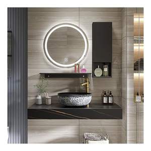 Ensemble <span class=keywords><strong>de</strong></span> meuble-lavabo <span class=keywords><strong>de</strong></span> <span class=keywords><strong>salle</strong></span> <span class=keywords><strong>de</strong></span> <span class=keywords><strong>bain</strong></span> avec miroir et éclairage pour <span class=keywords><strong>une</strong></span> installation résidentielle complète et des projets <span class=keywords><strong>de</strong></span> rénovation <span class=keywords><strong>de</strong></span> la maison avec plan <span class=keywords><strong>de</strong></span> travail - Product Image 3