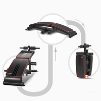 Banc de musculation pliable multifonctionnel Esang en métal avec inclinaison réglable et dispositifs de sécurité