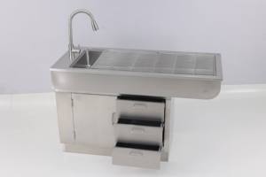 不锈钢兽医手术器械 动物医院干湿两用台设备 - Product Image 6