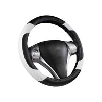 Housse de volant en cuir Nappa souple de qualité supérieure, 4 branches, antidérapante, universelle, 15 pouces, respirante, accessoires intérieurs de voiture