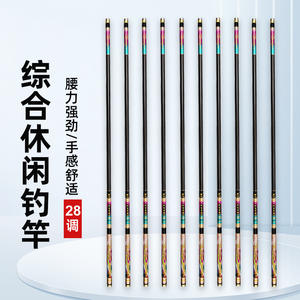 Caña de Pescar Telescópica Super Power de 28 Tonos, Acción Media Rápida, para Estanques y Embalses, Caña para Carpas, Ligera y Resistente - Product Image 4