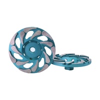 SUMO Personnalisable Diamant Cut 5IN Meule en forme de coupe Agent de liaison des métaux Durable pour le béton Métaux ferreux Grain 6 #-400 #