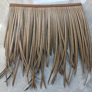 Paja de paja artificial ignífuga más vendida, paja sintética impermeable <span class=keywords><strong>para</strong></span> techo de paraguas - Product Image 6